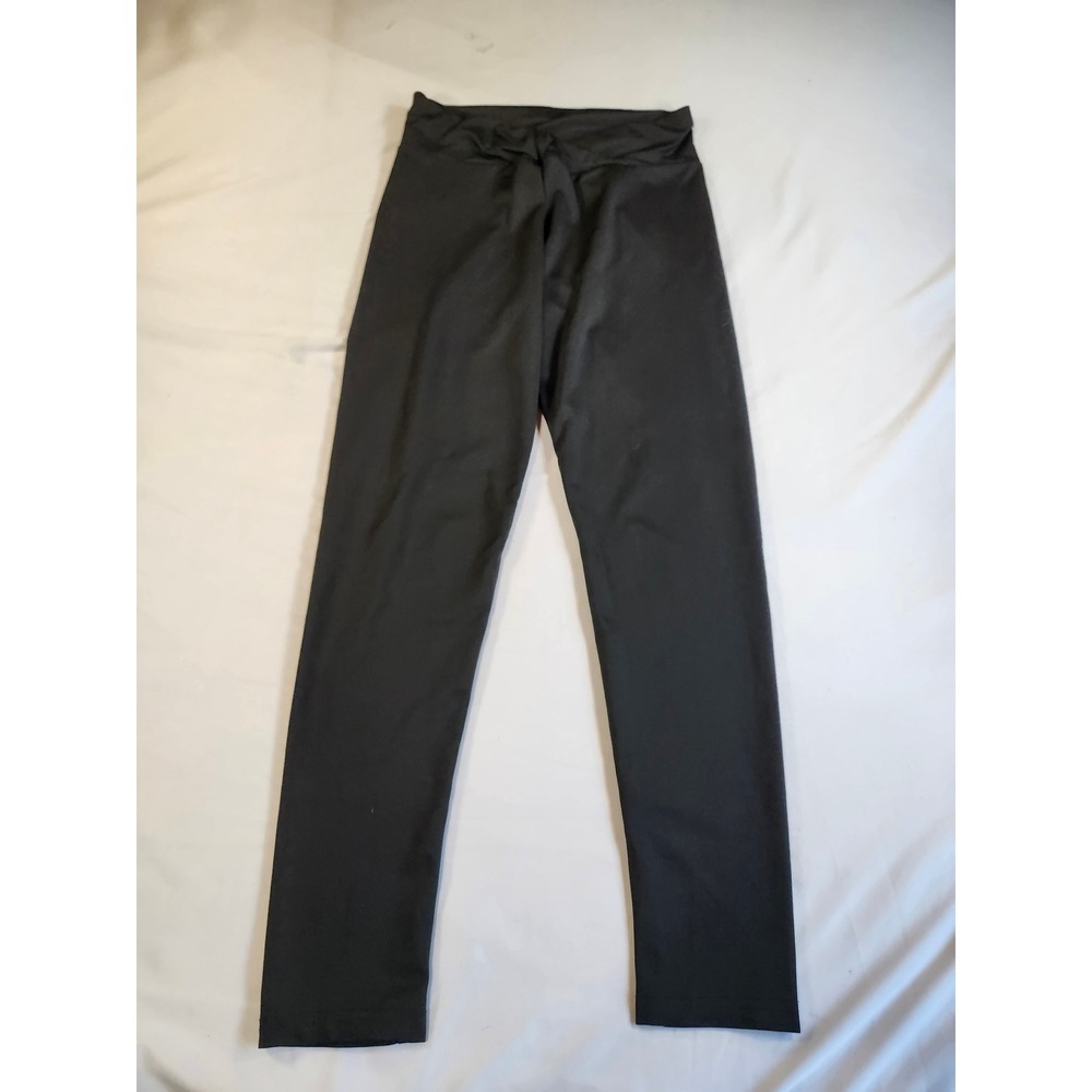 SHEIN Black High Waisted Leggings Womens Medium Solid Activewear Yoga Pants